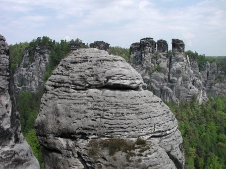 Rock formations in the Bastei